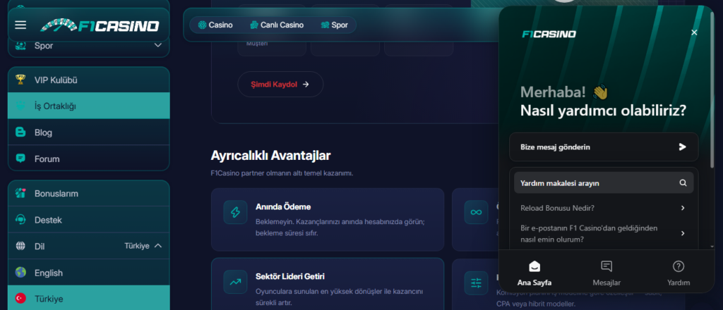 F1casino İki Adımlı (2fa) Giriş Nasıl Açılır?