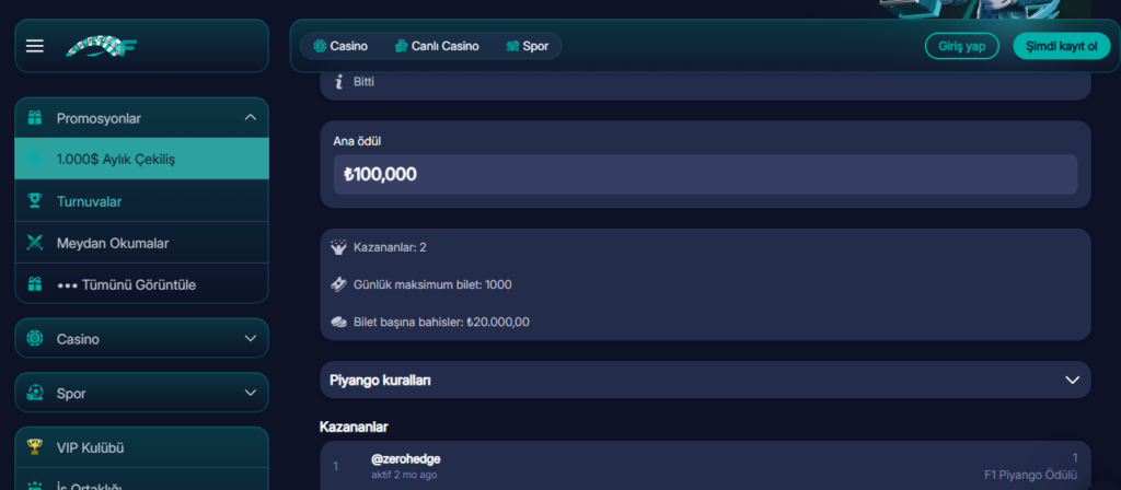 F1Casino Güvenilir Mi?