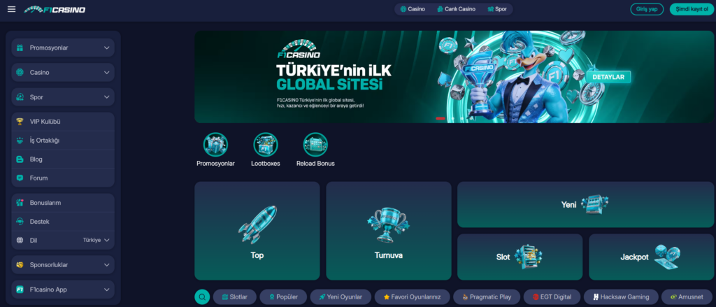 F1casino Giriş resmi sitesi